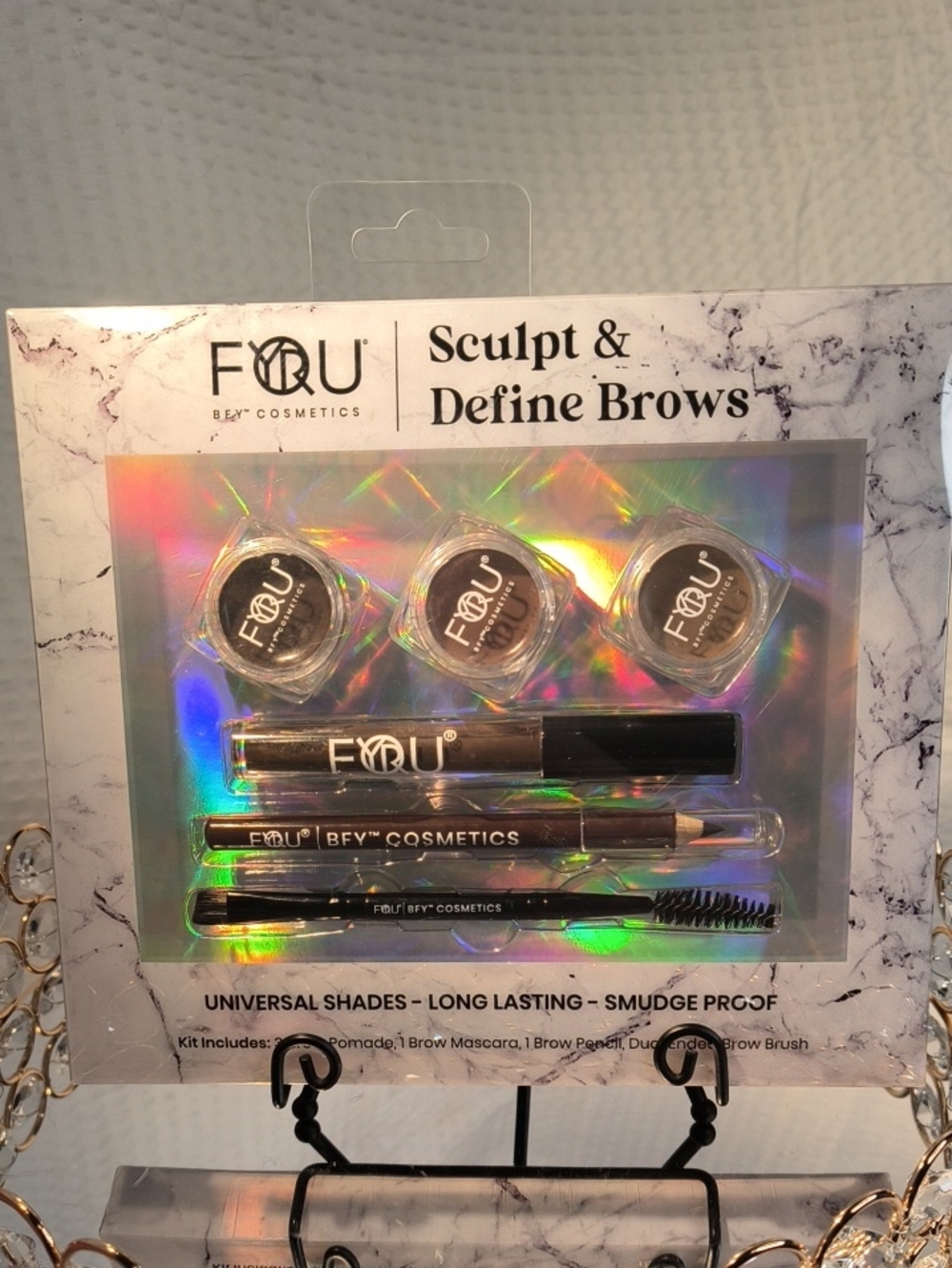 For You Bey Cosmetics Sculpt & Define Brows Brow Kit - Universal Shades (Brown)